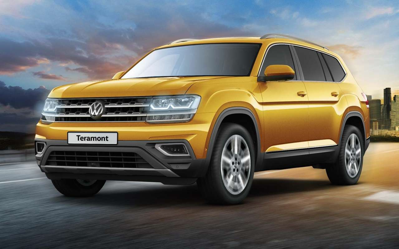 В России отзывают новенькие кроссоверы Volkswagen Teramont