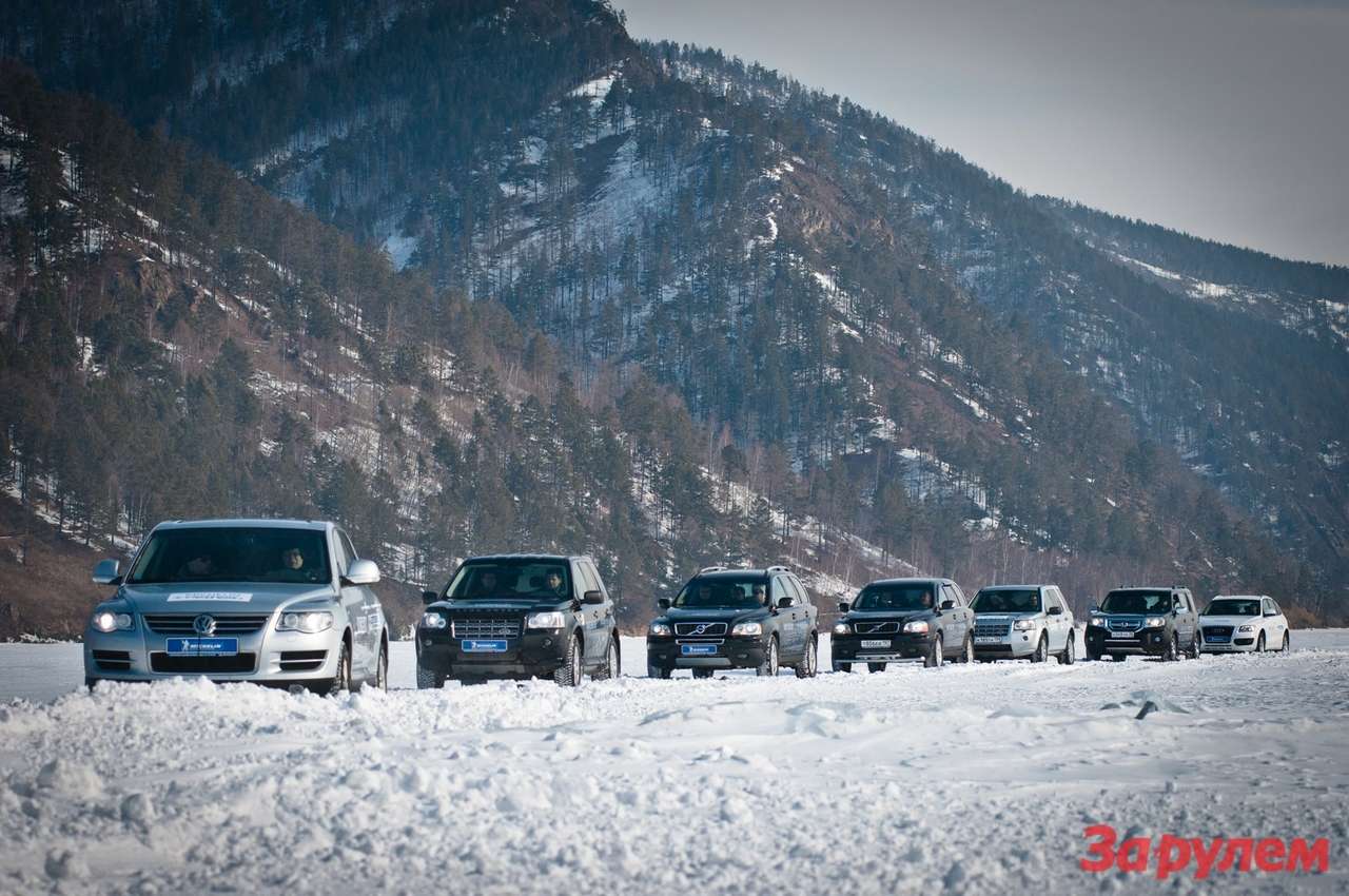 Бибендум на байкальском льду