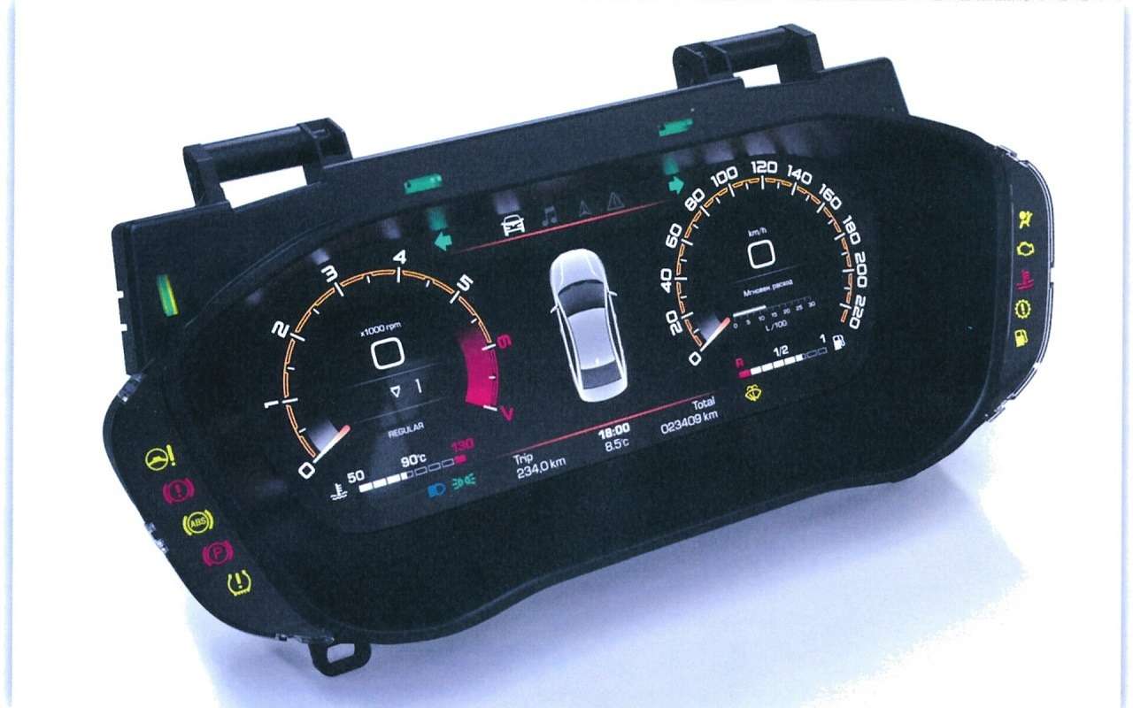 Цифровые приборы новой Весты — вот как они выглядят