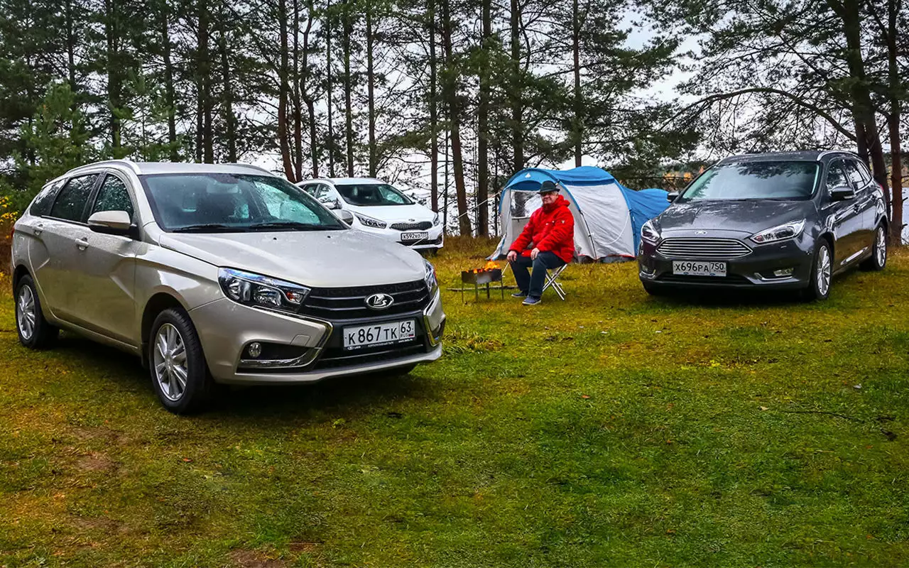 Веста SW против Сида и Фокуса - битва универсалов