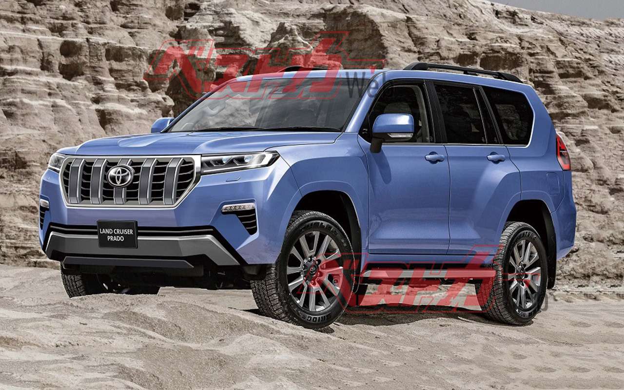 Рендер японского издания Best Car - возможно, Land Cruiser Prado в новой версии будет таким