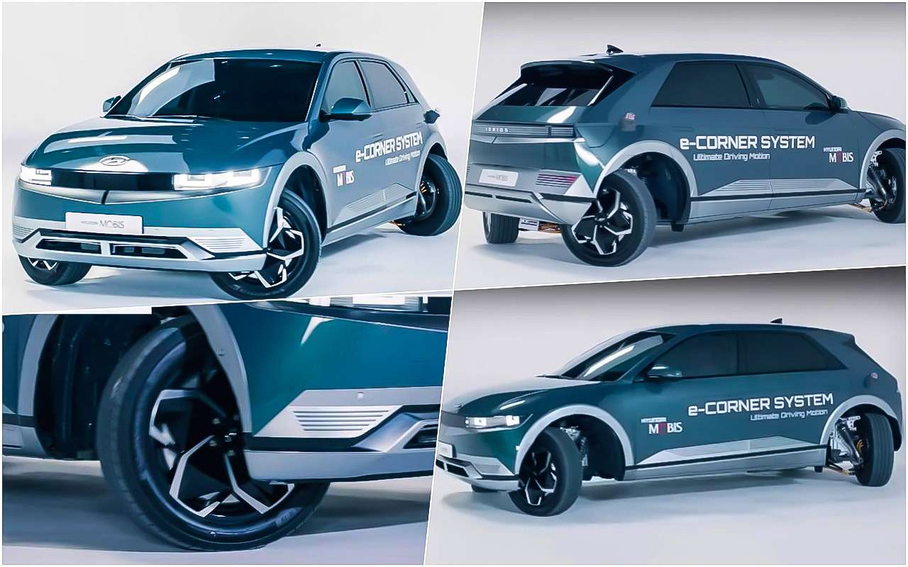 Ездит боком и делает «танковый разворот»: Hyundai представил тестовый электрокар