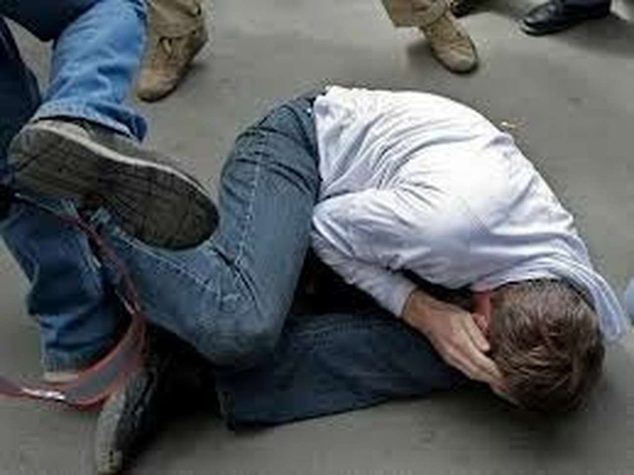 Очередной конфликт с избиением водителя запечатлели на видео