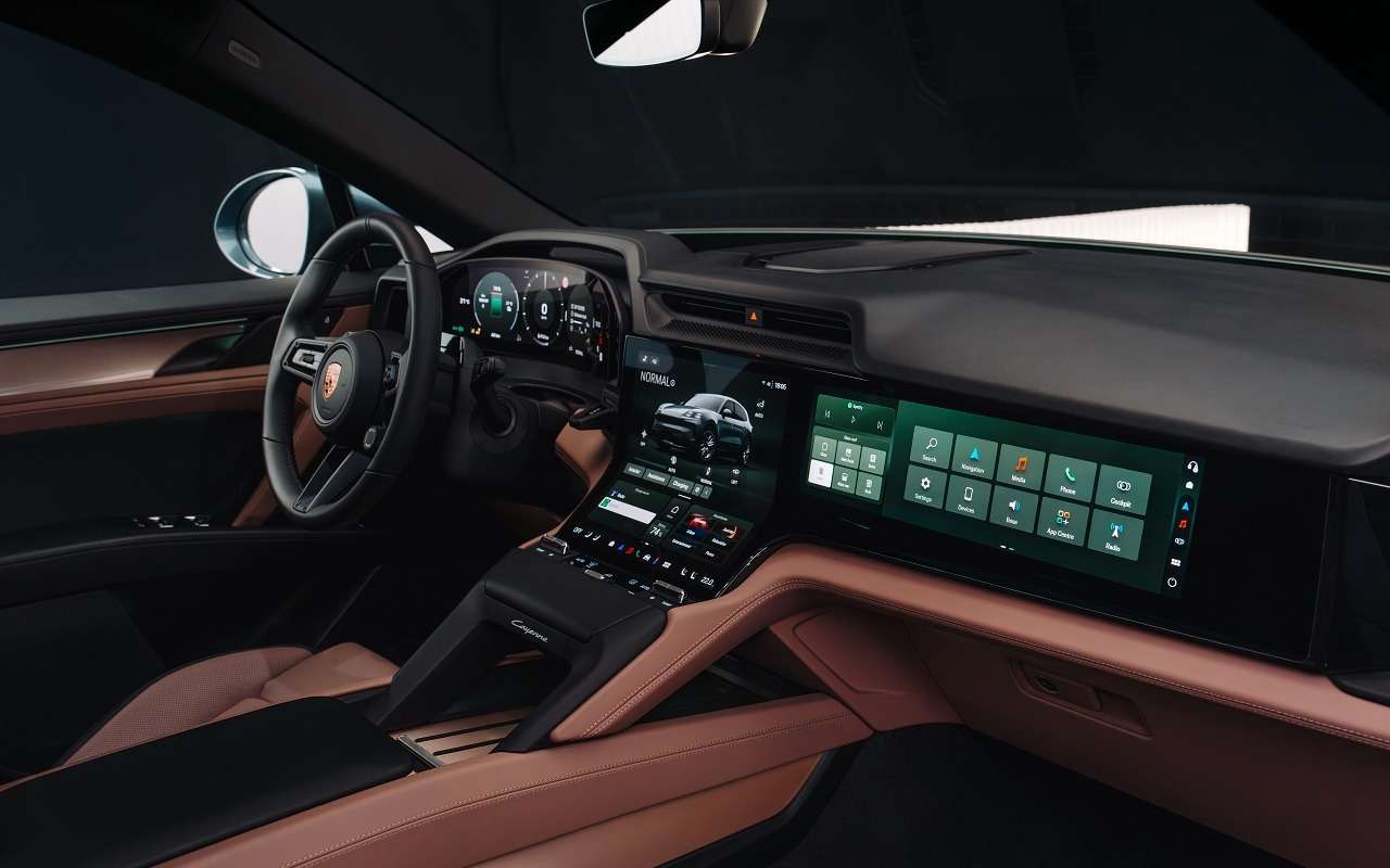 Интерьер Porsche Cayenne Turbo Electric