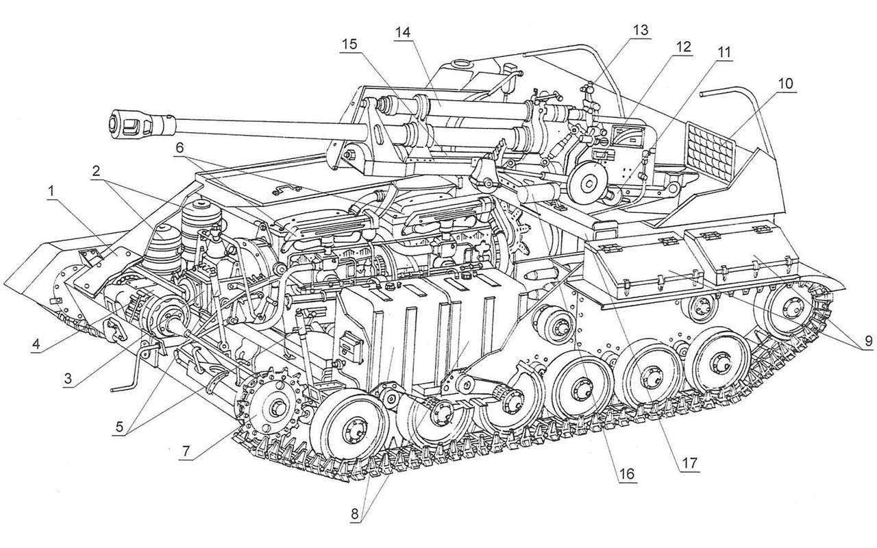 Чертеж танка т 60