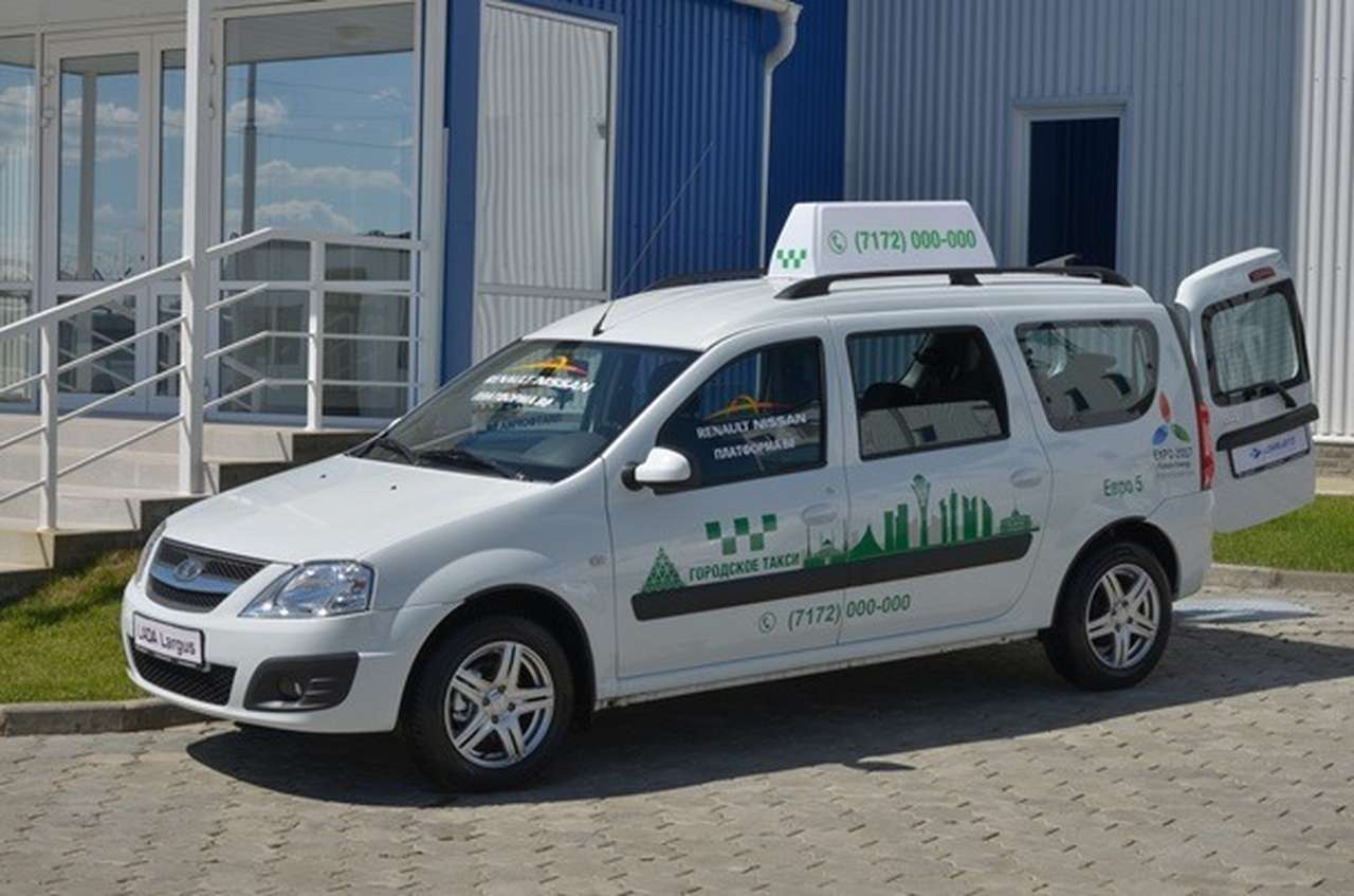 Лады Ларгус задействуют в Казахстане в качестве такси