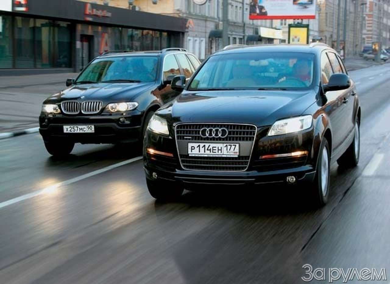 Тест Audi Q7 BMW X5. ТЯЖЕЛАЯ АТЛЕТИКА