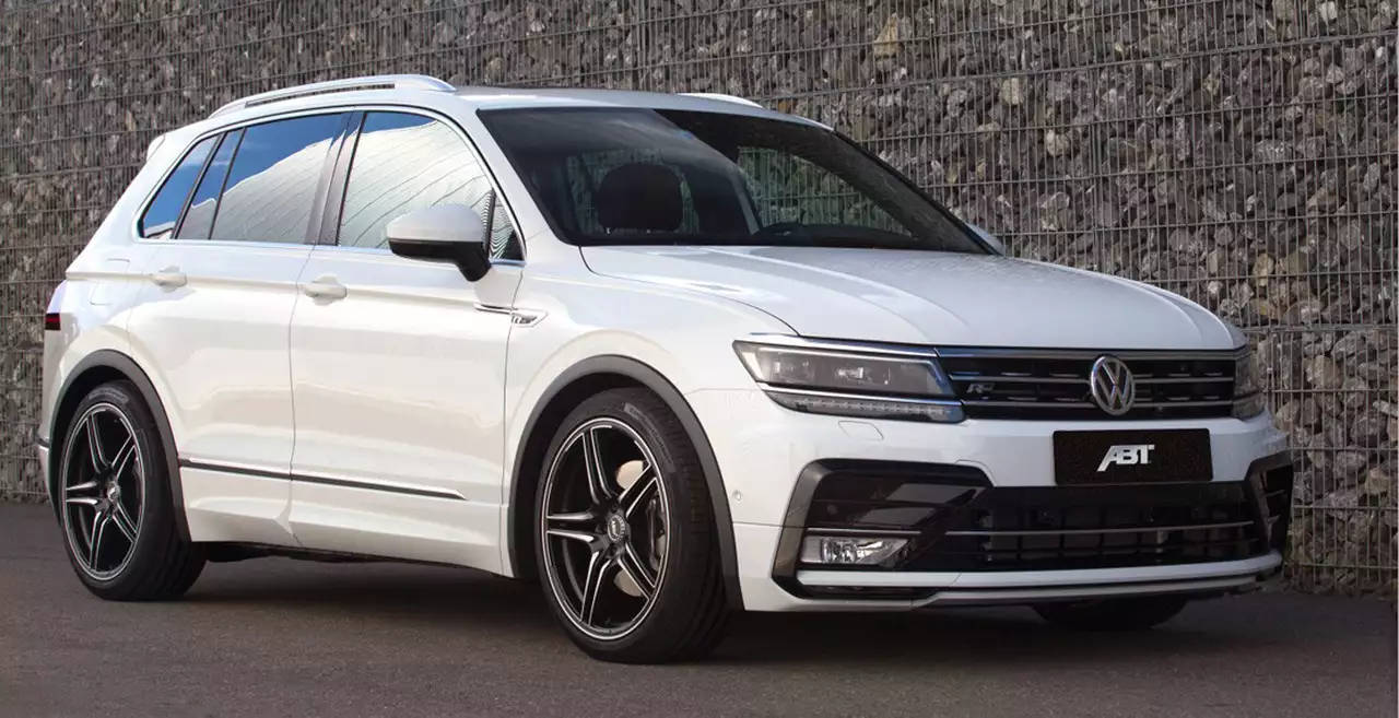 Нетерпеливым «спортсменам»: тюнинговый Volkswagen Tiguan начал с малого