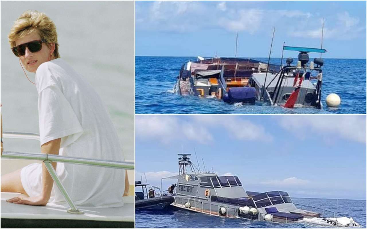 Затонула суперъяхта, на которой отдыхала принцесса Диана