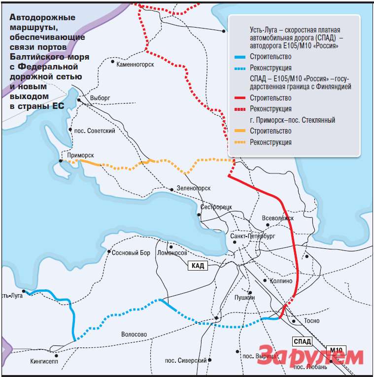 Карта портов спб