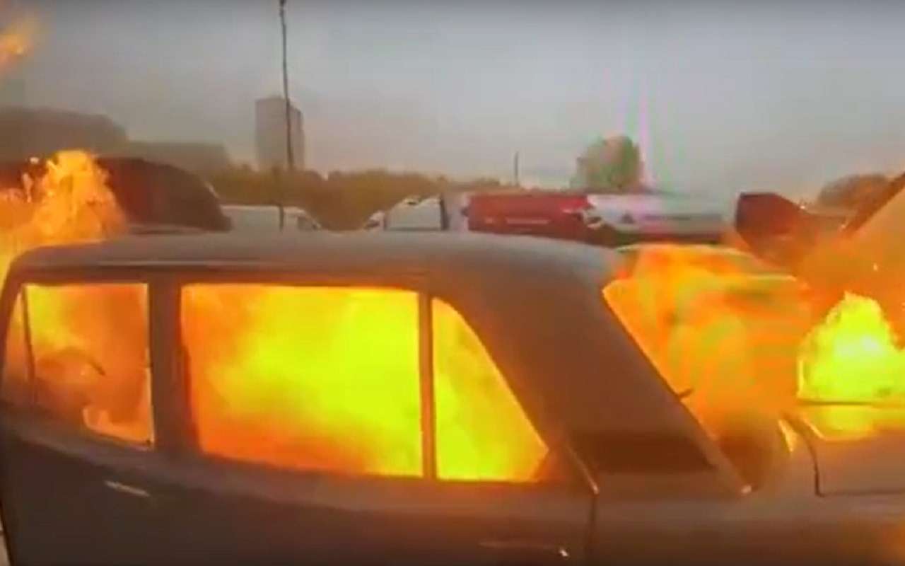 Неудачно закурил: к чему приводит кустарная установка ГБО (видео)