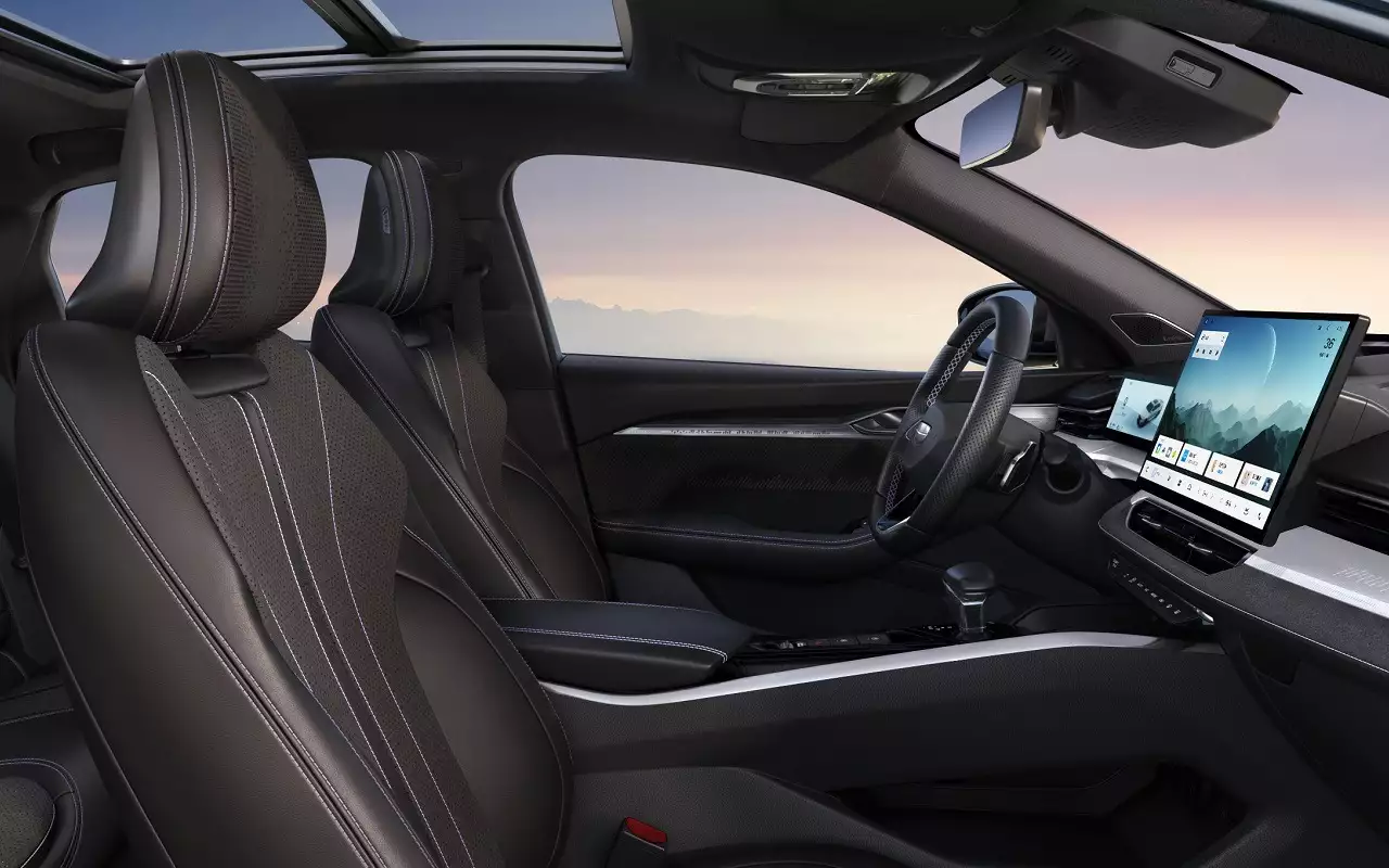 Интерьер Geely Preface