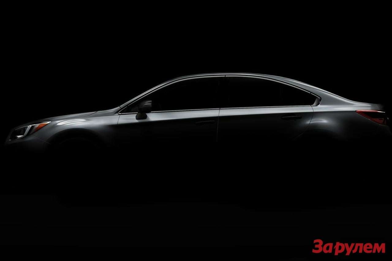 Subaru показала силуэт нового седана Legacy 