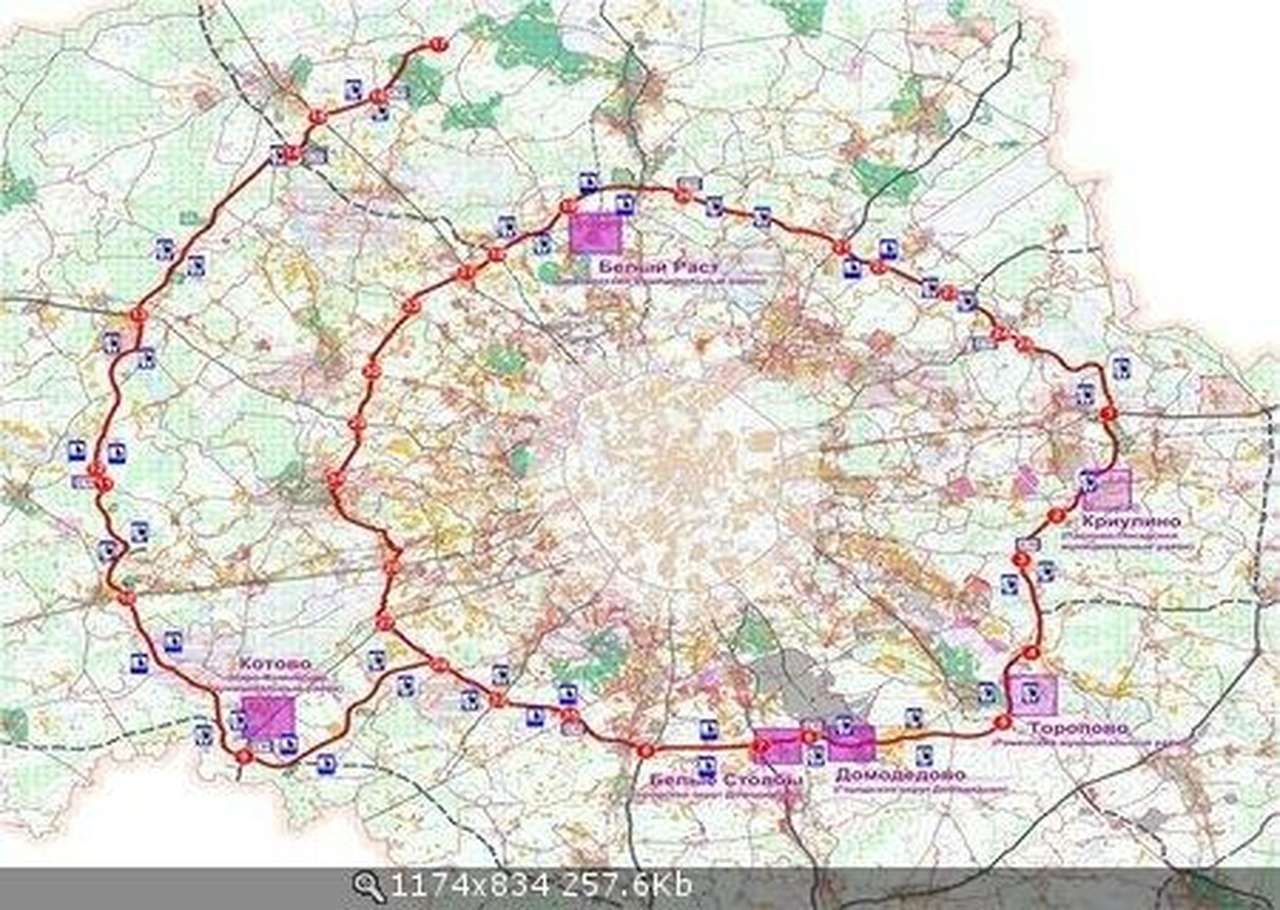 Спроектированы четыре из пяти участков ЦКАД