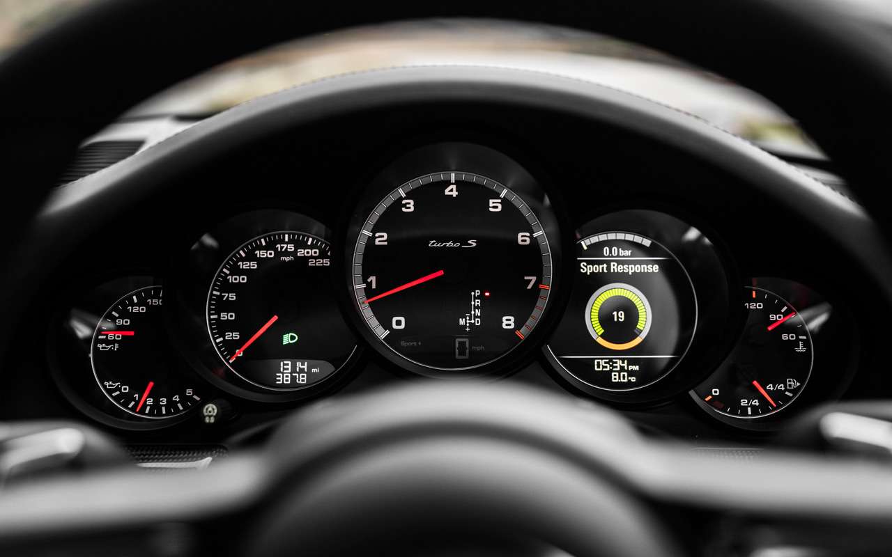Панель приборов Porsche 911 Turbo S