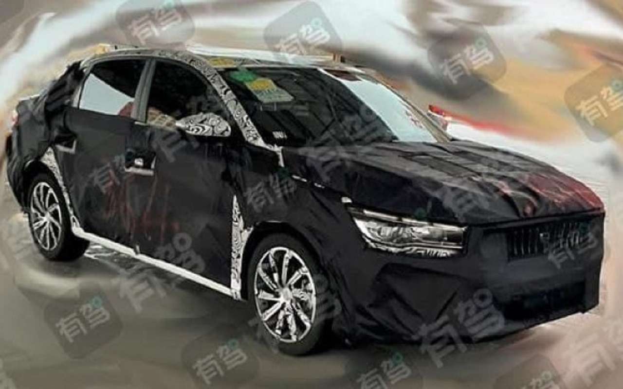 Geely Coolray станет седаном: первые фото новинки