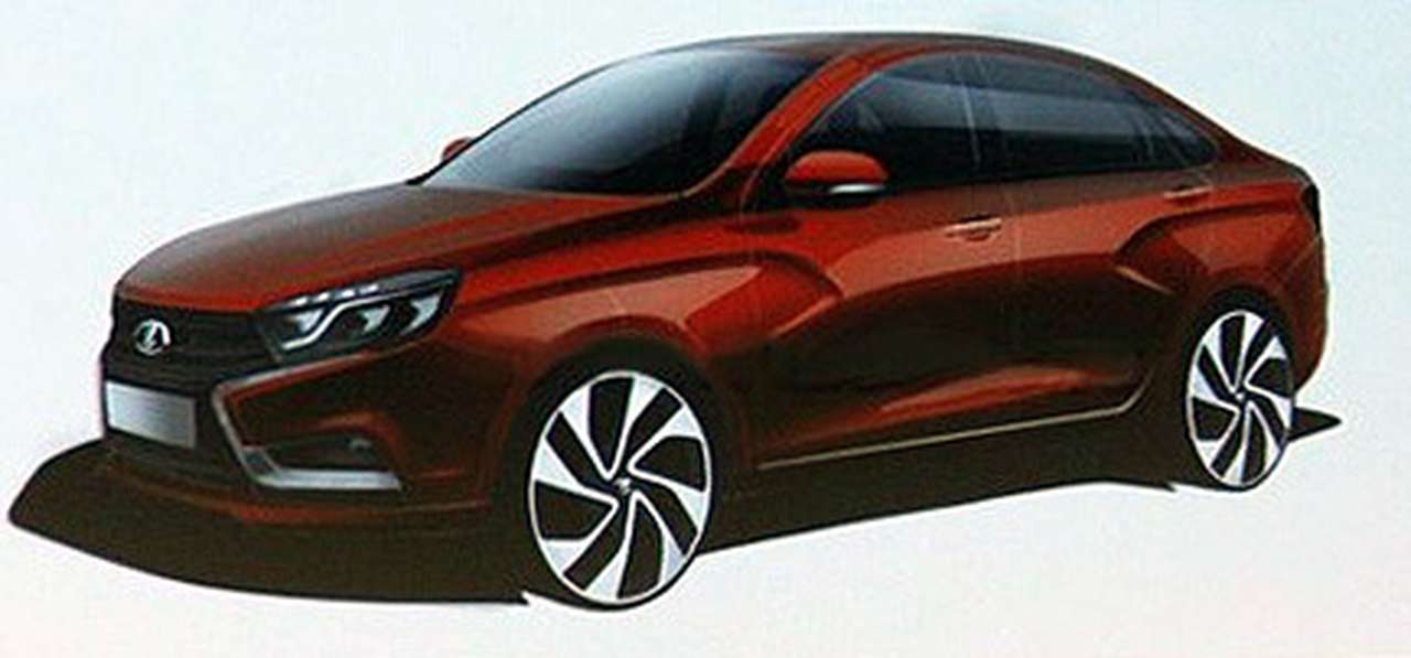 Седан Lada Vesta «засветился» в Сети