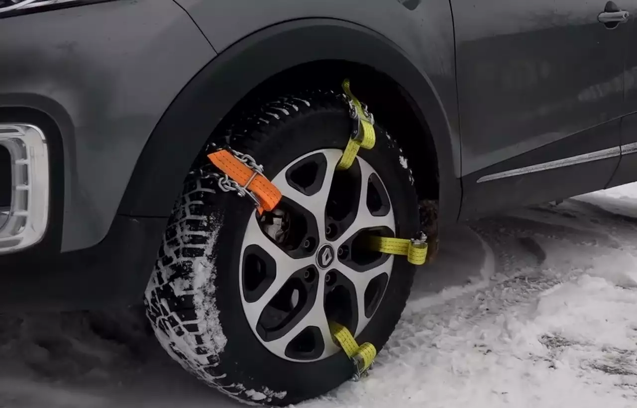 Цепи, браслеты и ремни на колеса: свобода на зимней дороге