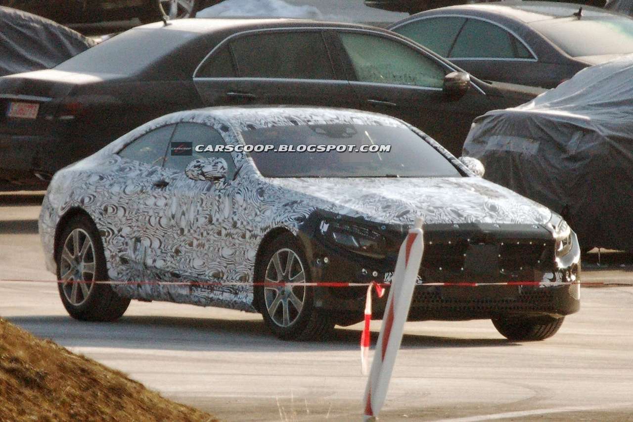 Mercedes-Benz S-class Coupe – первые шпионские фото