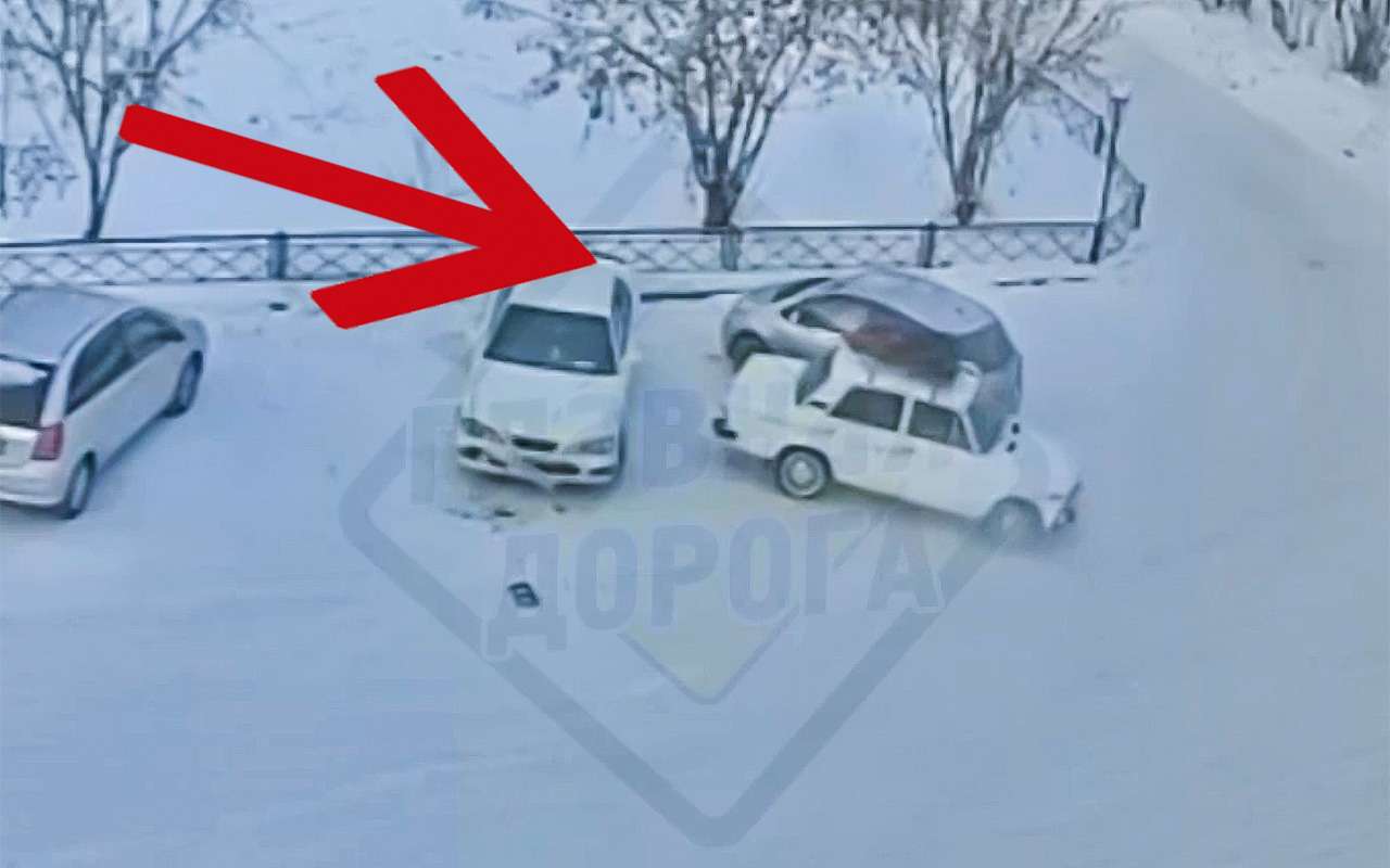 Самый неудачный новогодний дрифт (видео)