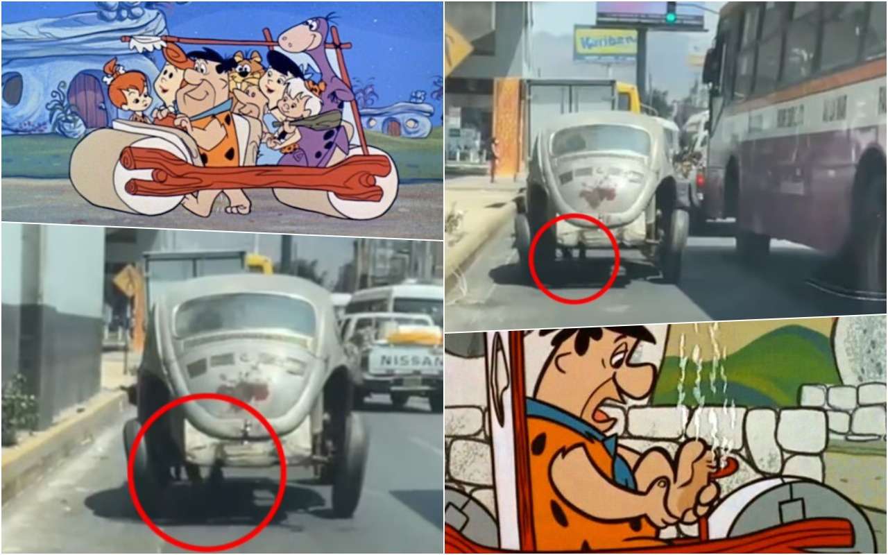 Как водитель VW Beetle экономит бензин в пробках