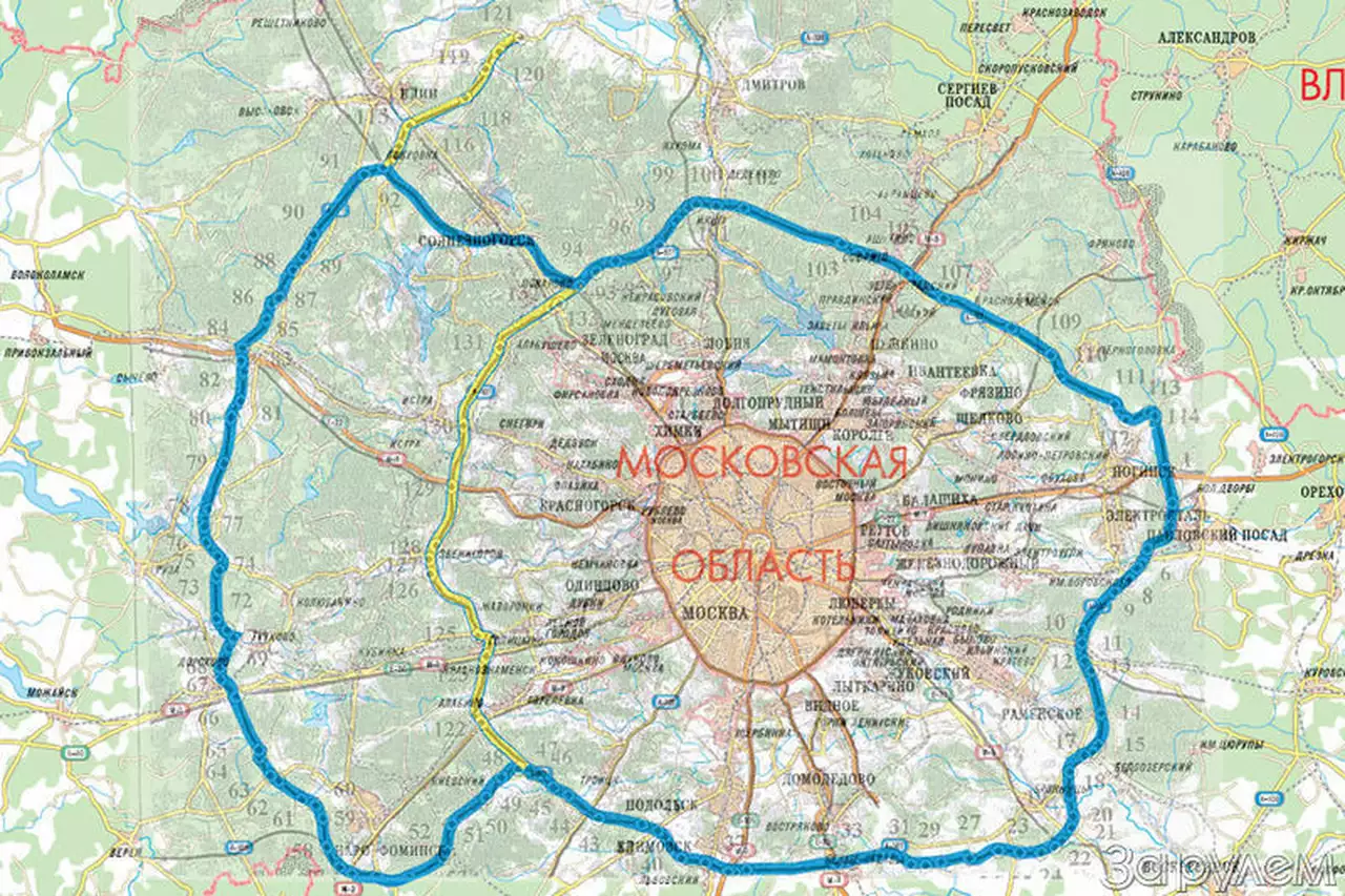 ЦКАД: снижаем скорость