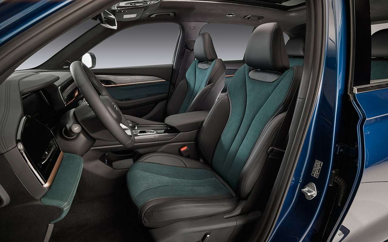Интерьер Geely Monjaro