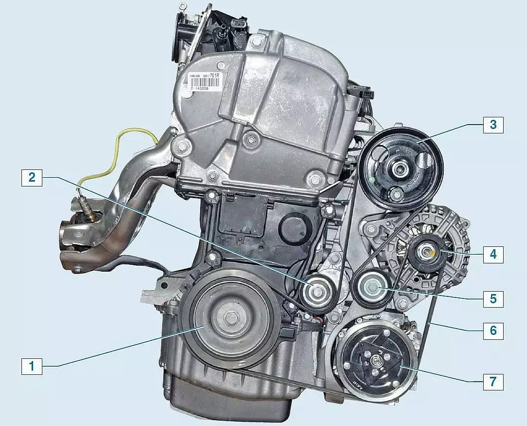 Рено дастер схема установки ремня генератора - 98 фото