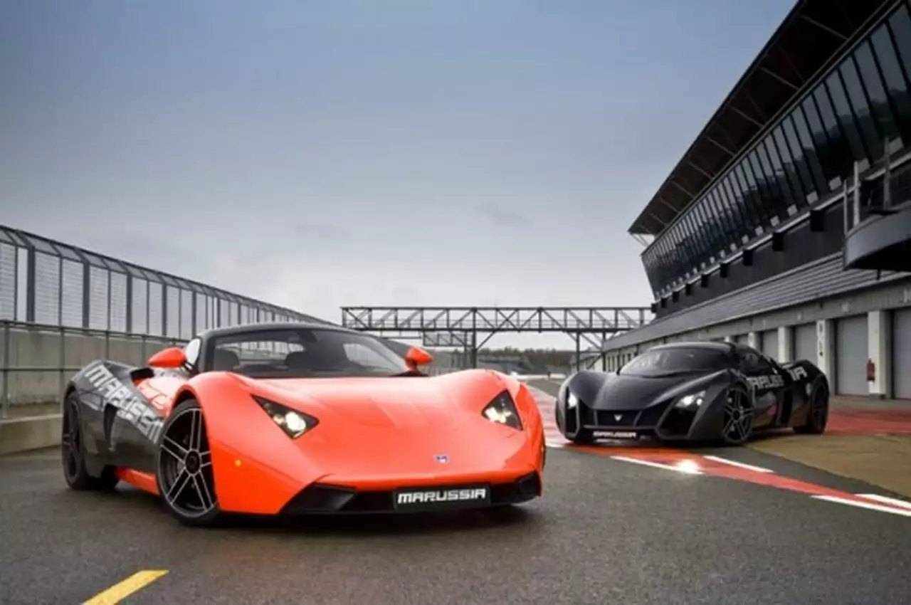 Российский суперкар Marussia B1 сняли на видео в Монако 