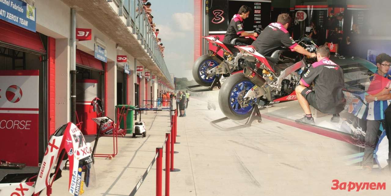 Репортаж из боксов «Имолы»