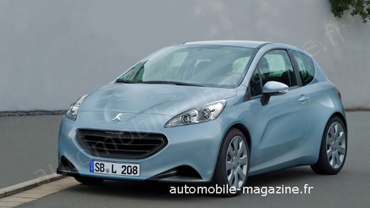 Новый Peugeot 208 засветился на тестах
