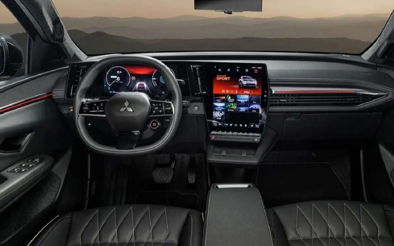 Интерьер Mitsubishi Eclipse