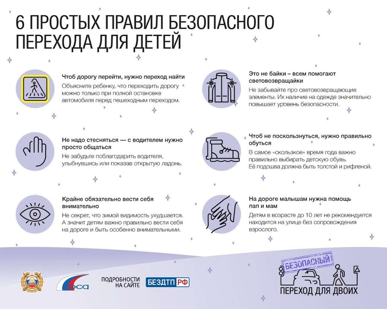 Элементарные правила и советы. Делать несложно, а эффект — сохранение жизни детей.