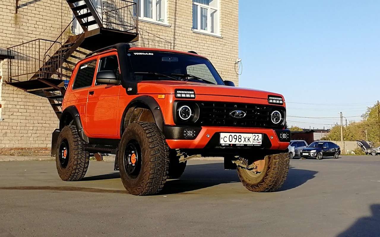 Как получить клиренс 370 мм на Lada 4x4 (видео)
