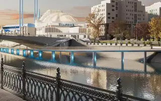 В столице появится новый живописный мост — первые изображения