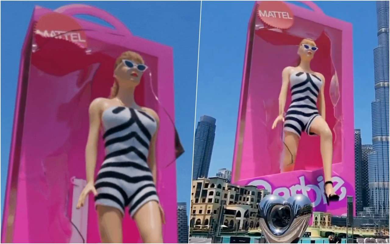 Гигантская кукла Барби доводит до нервного срыва автомобилистов