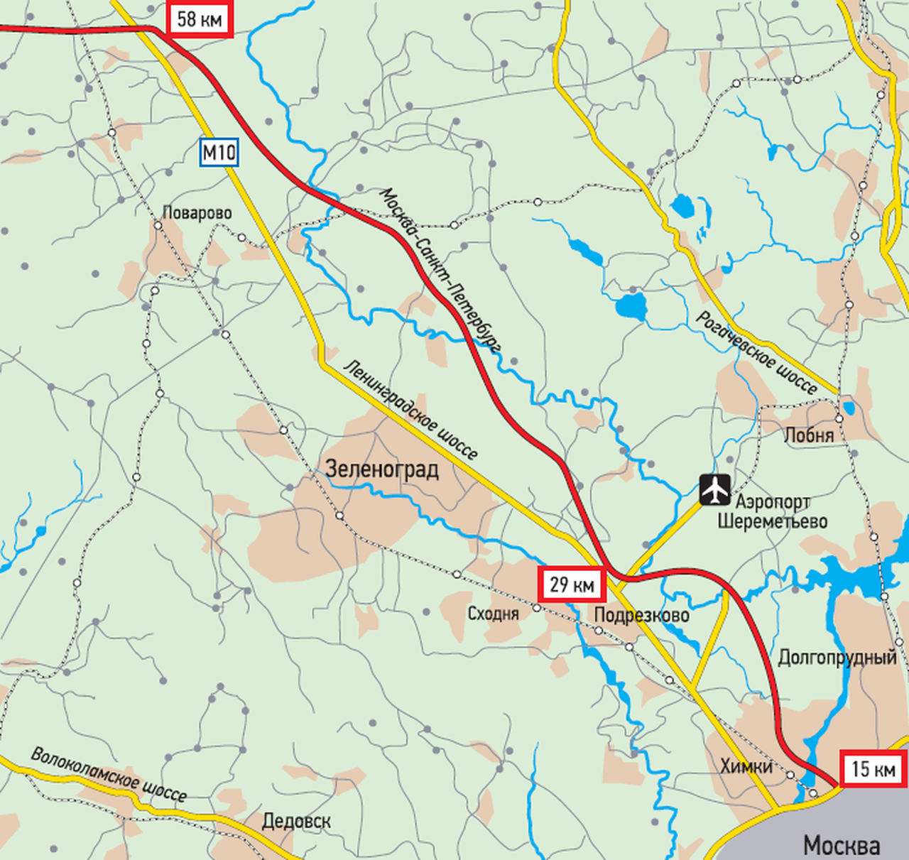 Трасса М10: вдоль по питерской