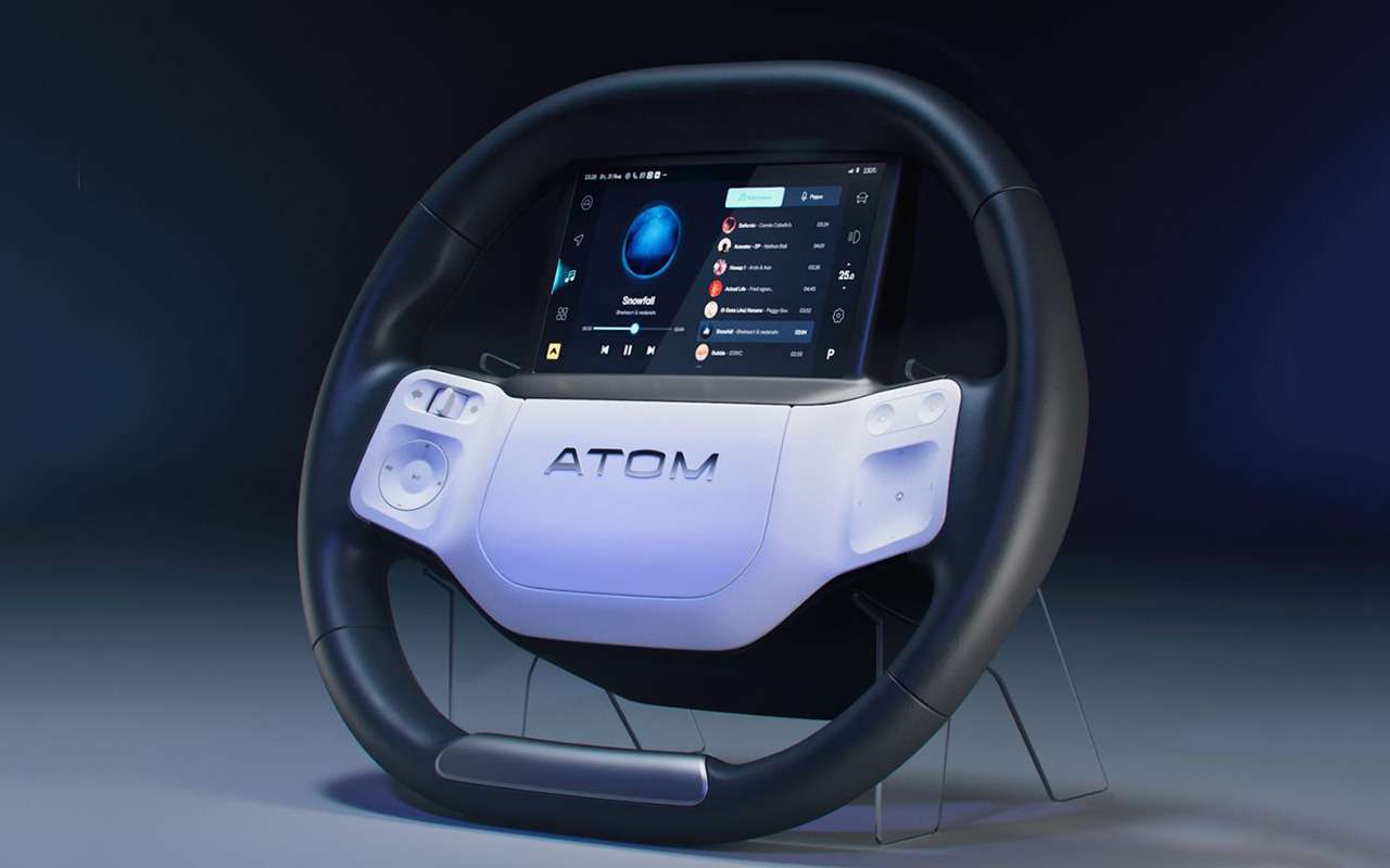 Дизайн руля электрокара АТОМ