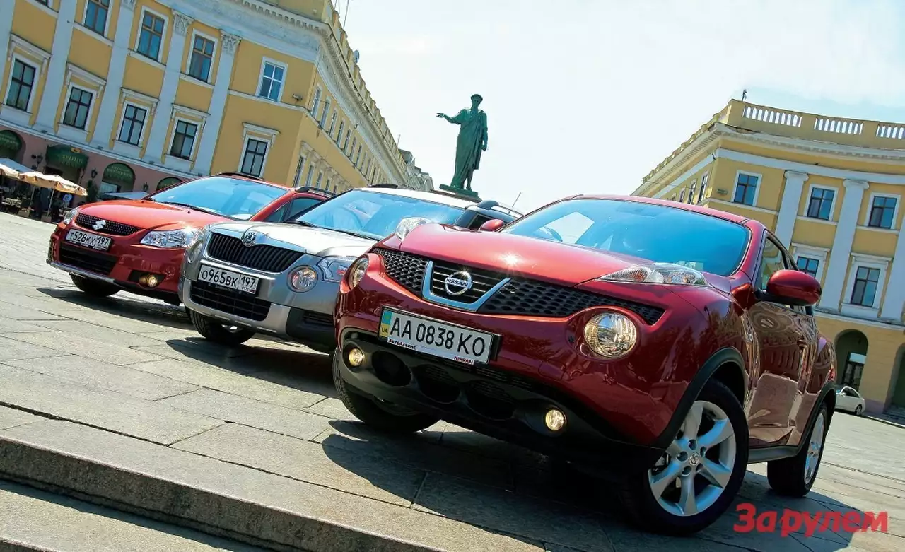 Suzuki Sx4, Skoda Yeti, Nissan Juke