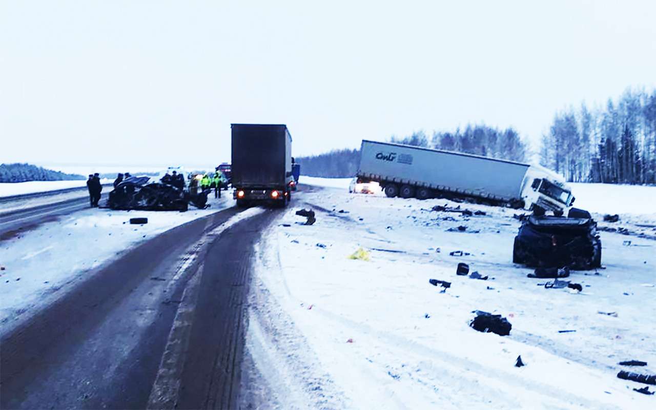 Страшное ДТП в Татарстане попало на видео