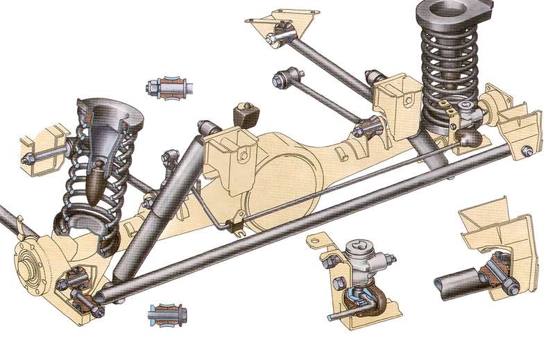 задняя подвеска ваз 2108 устройство