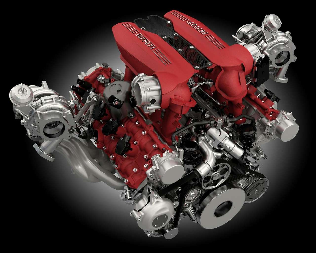 Двигатель Ferrari 488 GTB