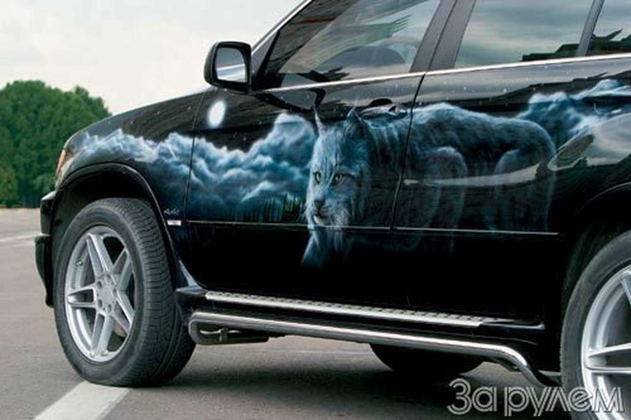 Живопись на стальных бортах