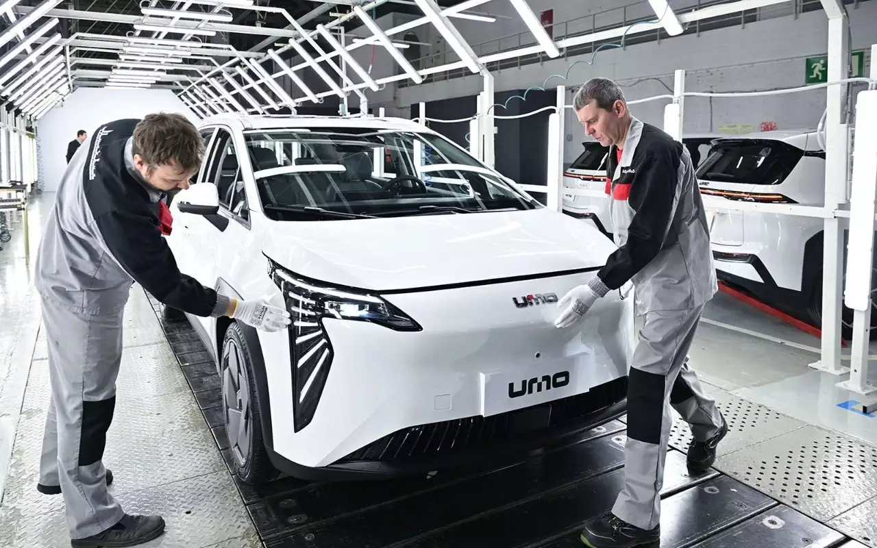 Umo 5 на конвейере завода «Москвич»