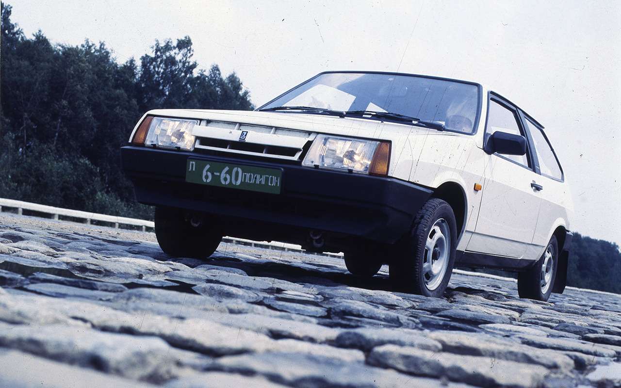 ВАЗ-2108 на испытаниях