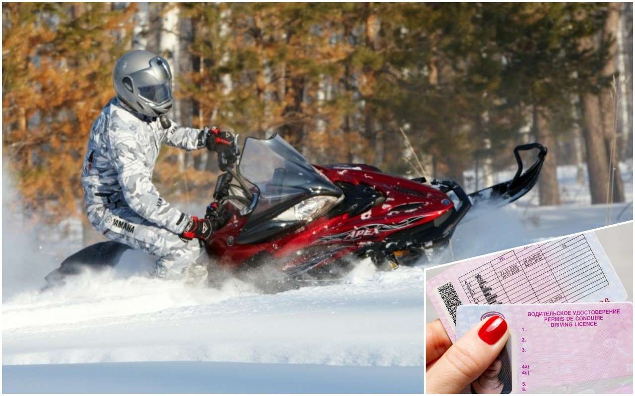 За что грозит штраф до 100 тысяч при управлении снегоходом