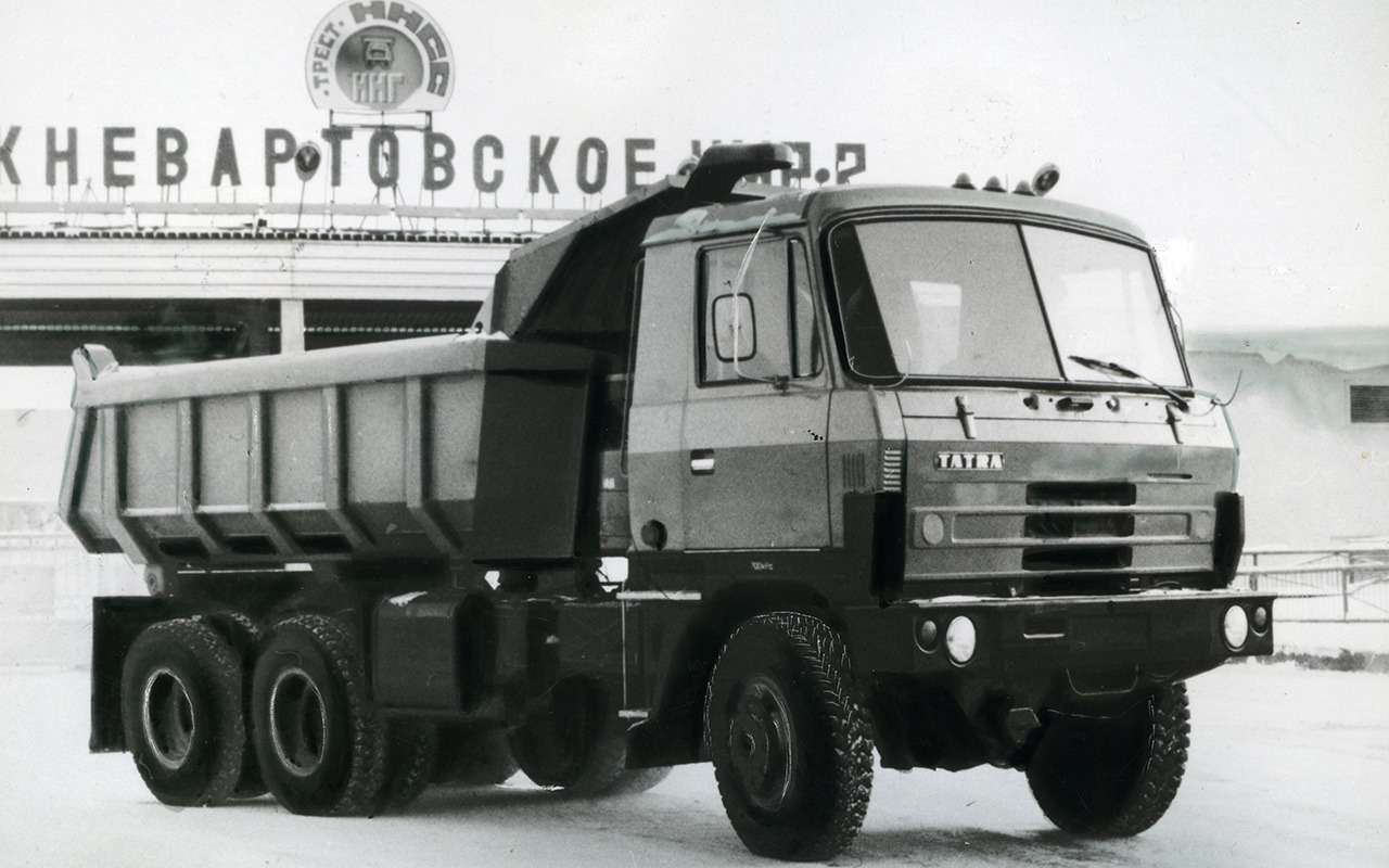 Последний чешский самосвал, массово поставляемый в СССР, – Tatra 815.