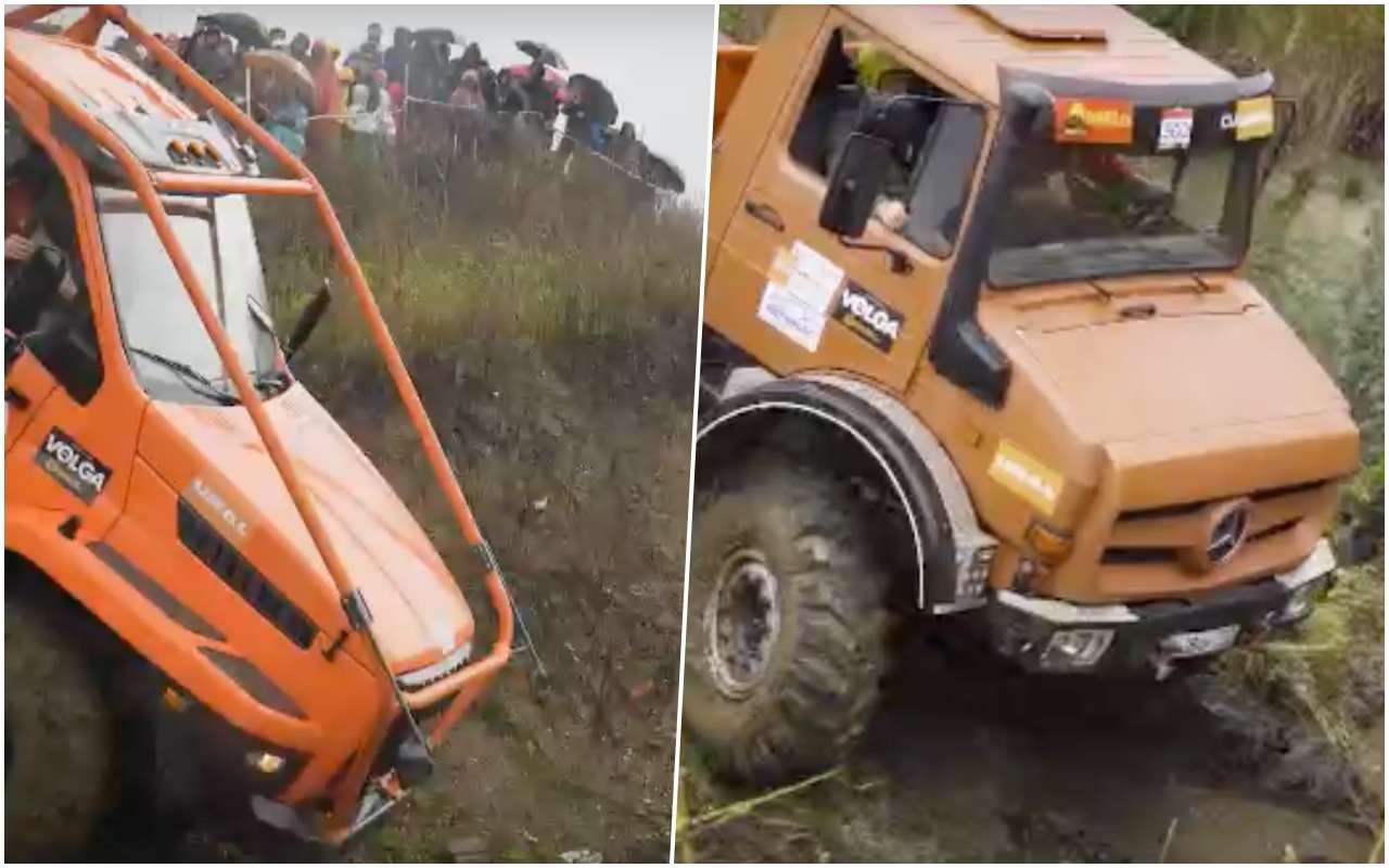 Урал и ЗИЛ против Мерседеса: эпичная битва грузовиков (видео)