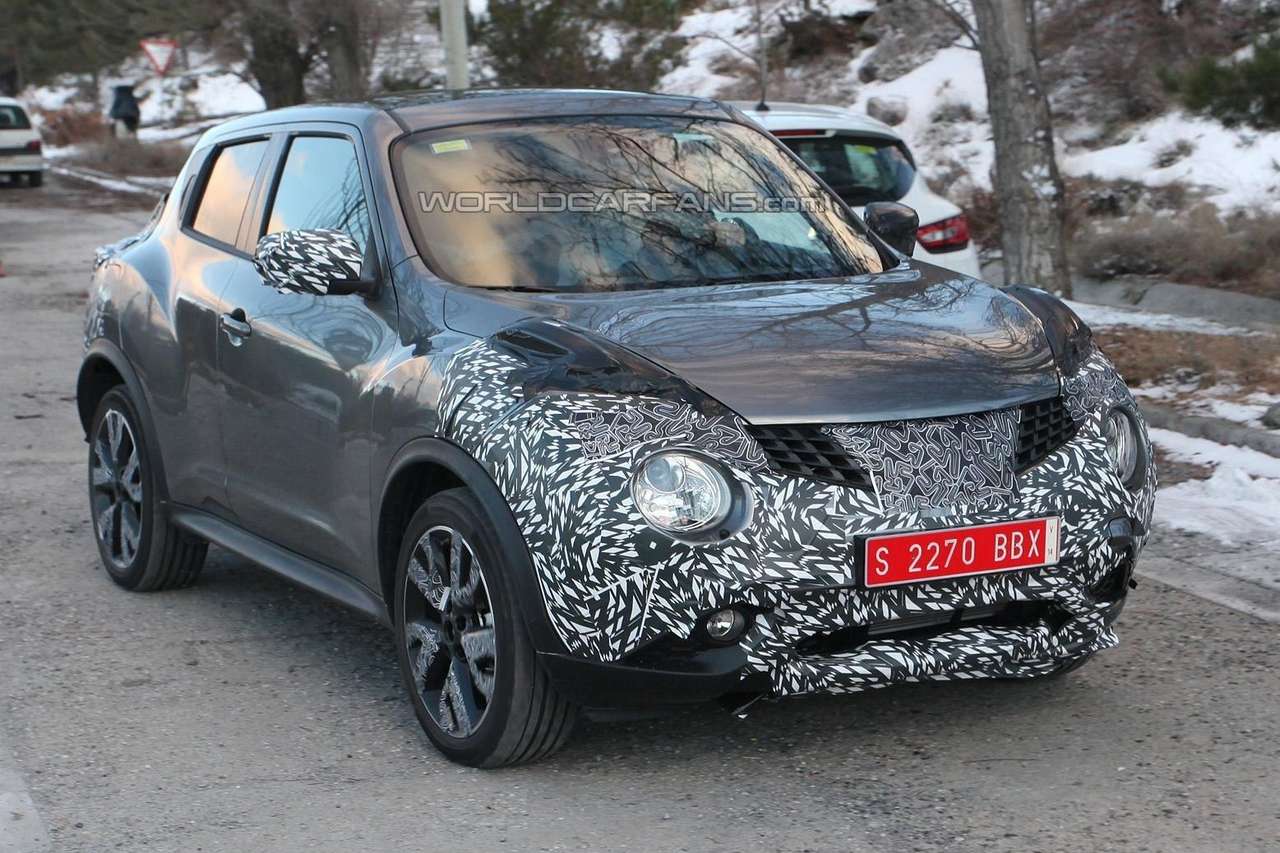 Шпионы застукали обновленный Nissan Juke