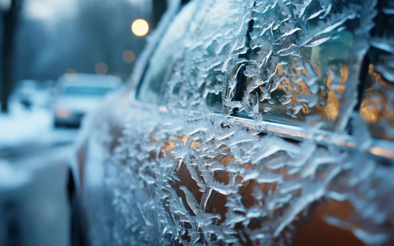 Как открыть примерзшую дверь и не поцарапать краску